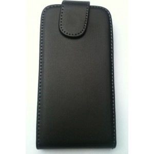 Housse pochette cuir noir pour HTC Radar