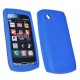 Housse Silicone Bleu Pour samsung S8530 wave 2