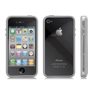 Bumper gris Apple iPhone 4 pour iPhone 4