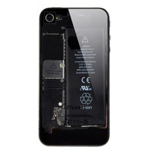 Coque Arriere Transparente pour Iphone 4