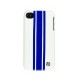 Coque en cuir trexta Snap it on iPhone Racing 3BI on White