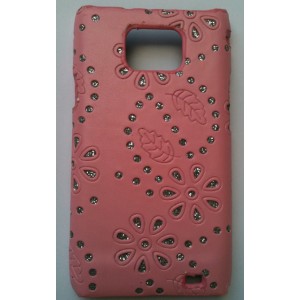 Coque strass diamant pour Samsung Galaxy S2 couleur rose