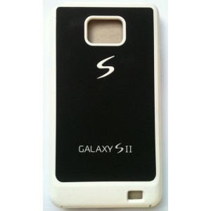 Coque blanche et noir pour Samsung Galaxy S2