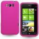 Coque silicone pour HTC Titan (plastique) couleur rose