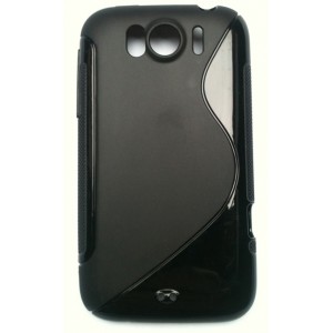 Coque silicone noir pour HTC Sensation XL