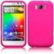 Coque silicone couleur rose pour HTC Sensation XL