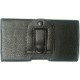 Etui horizontal noir pour Samsung Galaxy Note - ceinture