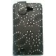 Housse strass pour Samsung Galaxy Note noir (incrustée diamant)