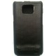 Housse carbone noir pour Galaxy S2 à clapet