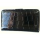 Housse - Etui noir cuir Croco pour Samsung Galaxy S2 i9100