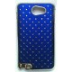 Coque strass pour Samsung Galaxy Note - couleur bleue