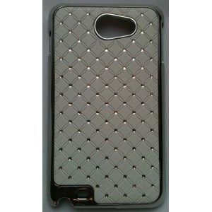 Coque blanche rigide strass Galaxy Note