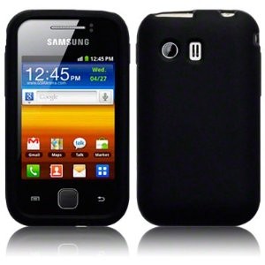 Coque silicone noir pour Samsung Galaxy Y