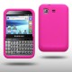 coque en silicone rose pour Samsung Galaxy pro B7510