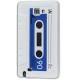 Coque blanche cassette pour Samsung Galaxy Note - Silicone K7 audio