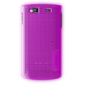 Coque Arrière Perforée rose officielle Samsung  Wave 3 S8600