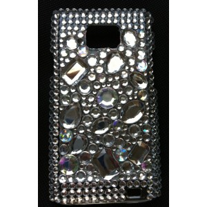 Coque avec diamants en relief  pour Galaxy S2 i9100