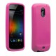 Coque rose Case Mate Galaxy Nexus en Siligel