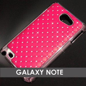 Coque rose strass pour Samsung Galaxy Note