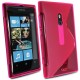 Silicone rose transparente Nokia Lumia 800