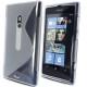 Coque silicone blanche transparente pour Nokia Lumia 800