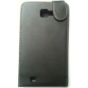 Housse noir pas cher surpiqué Galaxy Note 12,90€