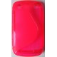 Coque silicone semi rigide rose transparente Blackberry Curve 9360