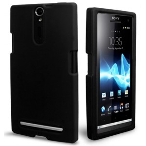 Coque silicone souple Sony Xperia S noir