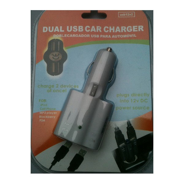 Accessoire téléphonie pour voiture GENERIQUE Double Adaptateur Prise Allume  Cigare USB pour Gionee S Plus Smartphone 2 Ports Voiture Chargeur Universel  Couleurs (OR)