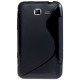 Coque silicone Samsung Galaxy Y pro B 5510 couleur noir.