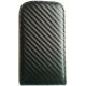 Etui style carbone noir pour Samsung Galaxy Y S5360