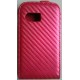 Housse rose Fuchsia style carbone pour Samsung Galaxy Y