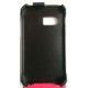 Housse rose Fuchsia style carbone pour Samsung Galaxy Y