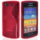 Coque silicone rouge Samsung Wave 3 S8600