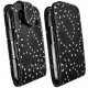 Etui strass noir pour Samsung Galaxy Ace S5830