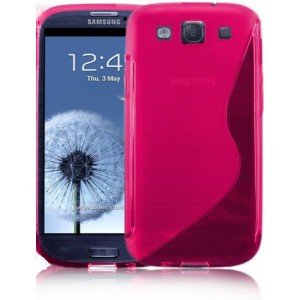 Coque silicone rose pour Samsung Galaxy S3