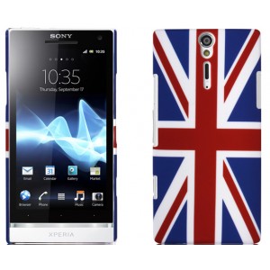 Coque drapeau Angleterre Royaume Uni, union jack pour Sony Xperia S