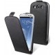 Housse noire cuir pour Samsung Galaxy S3 / étui Galaxy SIII