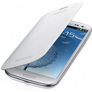 Etui COMPATIBLE blanc pour Samsung Galaxy S3