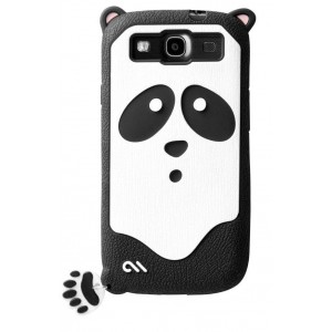 Coque Case Mate PANDA pour Samsung Galaxy S3 - noir et blanche.