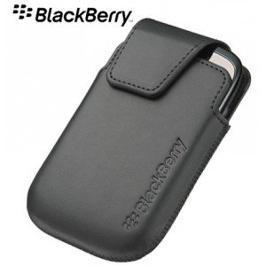 Etui vertical Clip Ceinture Cuir Noir Origine BlackBerry 9320