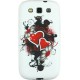 Coque motif coeur love pour le Samsung Galaxy S3