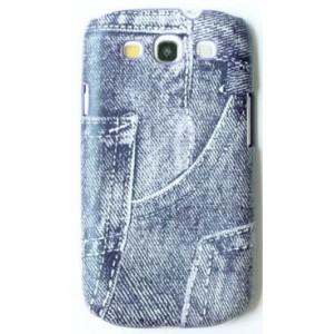 Coque motif JEAN'S pour Samsung Galaxy S3 (bleu ou noir)