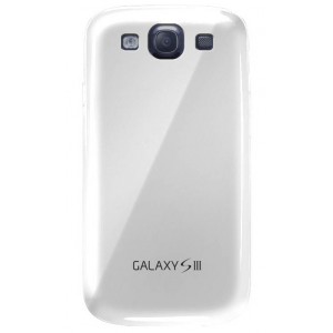Coque origine blanche semi-rigide pour Samsung Galaxy S3