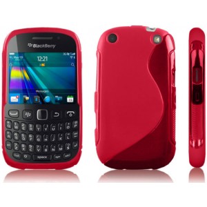 Coque rose silicone Blackberry Curve 9320