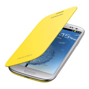 Etui origine couleur jaune Samsung Galaxy S3