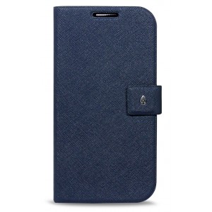 Etui luxe bleu folio PURO Portefeuille pour Samsung Galaxy S3