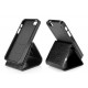 Housse support cuir noir FOLDER pour iPhone 5