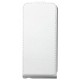 Etui blanc cuir pour iPhone 5 - 10,90€