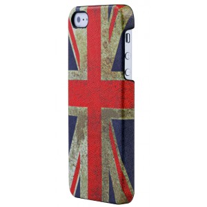 Coque vintage UK Angleterre Royaume Uni pour iPhone 5